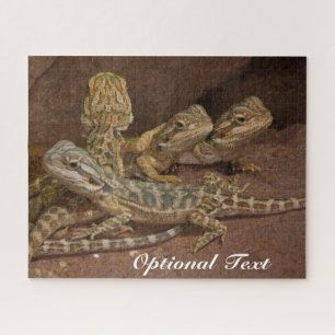 Personalised Baby Bearded Dragon Lizard Jigsaw Puz Puzzle