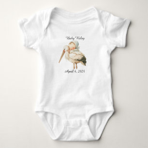 Personalised Baby Birth One Piece Bodysuit