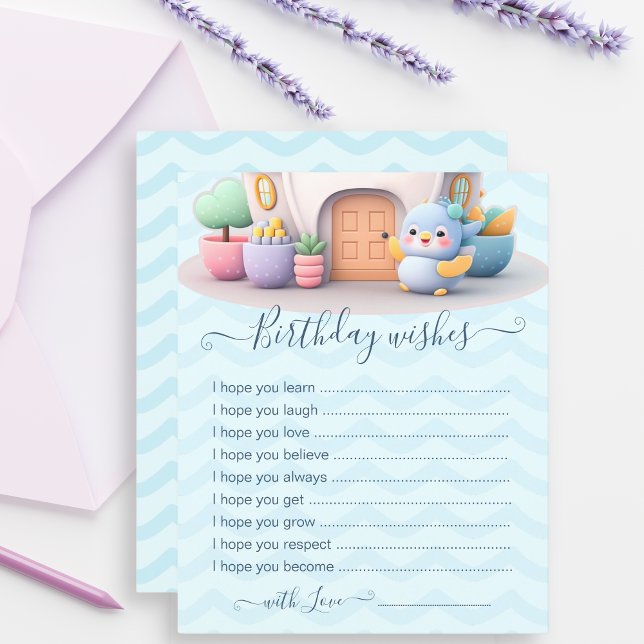 Personalised Baby Birthday Wish Card with Dragon (Creator Uploaded)