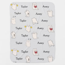 Personalised Baby Blanket, First and Middle Name