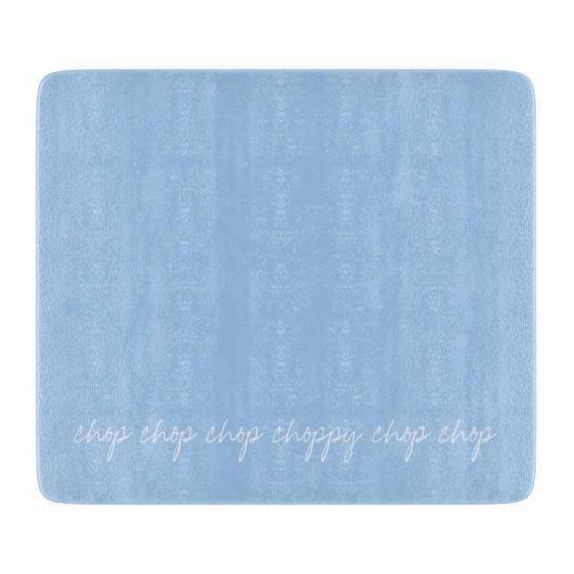 Personalised Baby blue Cutting Board (Front)