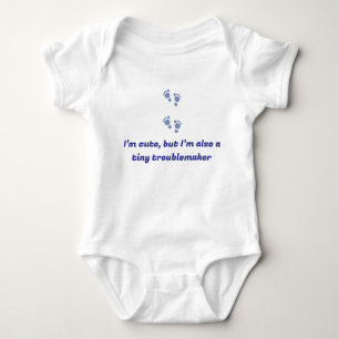 Personalised Baby Bodysuit with Hilarious Quotes