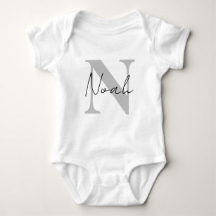 Personalised Baby Boy Name Pregnancy Announcement Baby Bodysuit