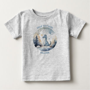 Personalised Baby Dinosaur Tee