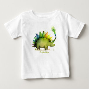 Personalised Baby Dinosaur Tee