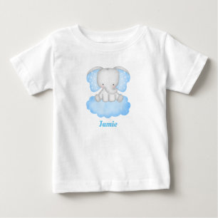 Personalised  Baby Elephant T-Shirt