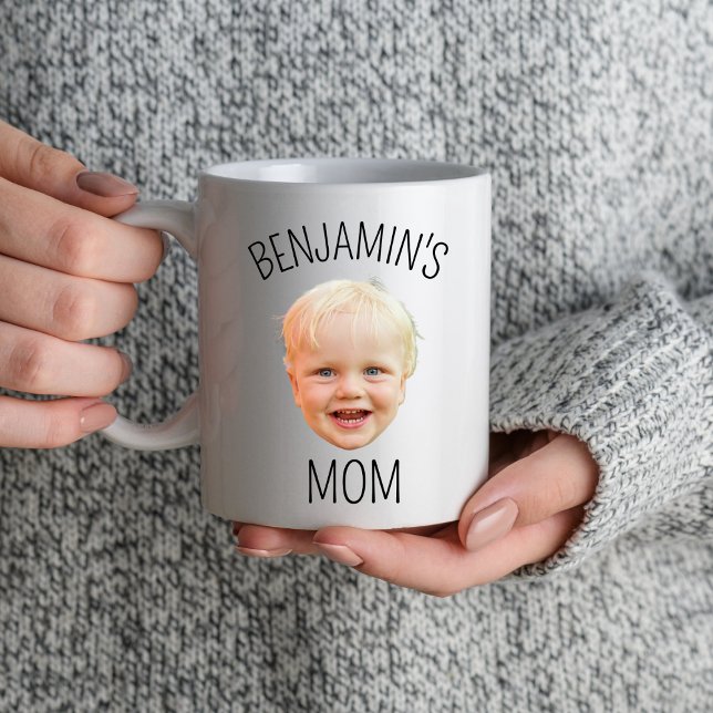 Personalised Baby Face Dad Mum Custom Baby Picture Mug (Creator Uploaded)