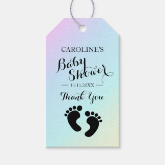 Personalised Baby Feet BOY / GIRL Baby Shower Gift Tags