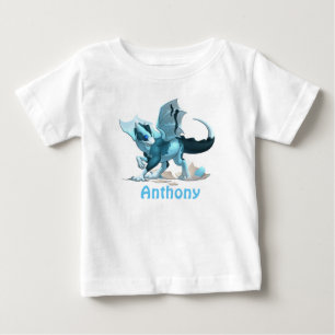 Personalised Baby Fine Jersey T-Shirt/Dragon T-Shirt