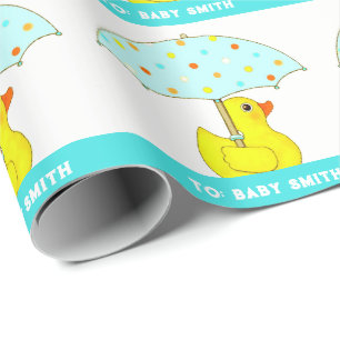 Personalised Baby Gift Wrapping Paper