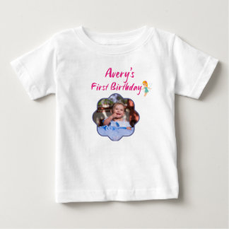 Personalised Baby Girl 1st Birthday T-Shirt |
