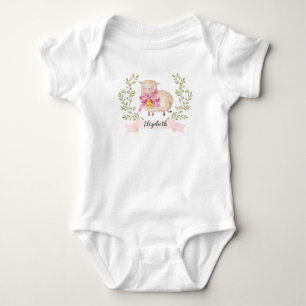 Personalised Baby Girl My 1st Easter Lamb Bodysuit