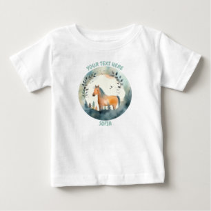 Personalised baby Horse Tee