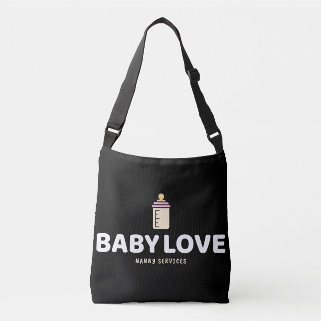 Personalised Baby Love Nanny Work Bag (Front)