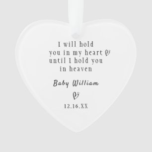 Personalised Baby Memorial Child Loss Sympathy Gif Ornament