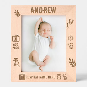 Personalised Baby Memory Frame   DP7