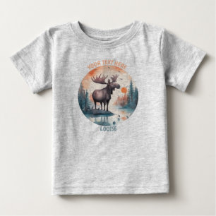 Personalised baby Moose Tee