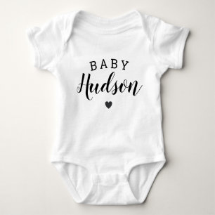 Personalised Baby Name Announcement Baby Bodysuit