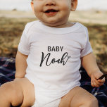Personalised Baby Name Announcement Gift Bodysuit<br><div class="desc">This personalised baby name gift is perfect for baby announcements and makes a thoughtful baby gift or name reveal. Customise it with the baby’s name and choose your preferred text and colour to create a unique and special gift for your little one</div>