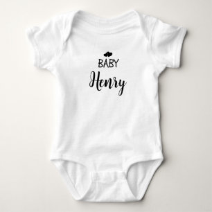 Personalised baby name bodysuit