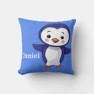 Personalised Baby Penguin Cushion