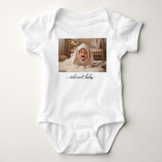 Personalised Baby Photo Bodysuit