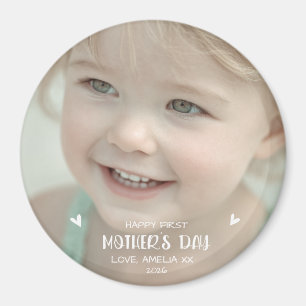 Personalised Baby Photo Happy 1st Mother’s Day Magnet