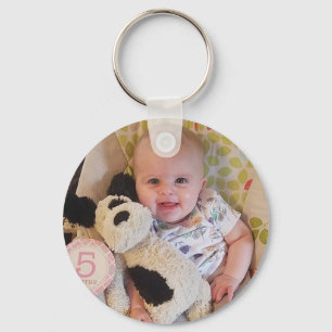 Personalised Baby Photo Key Chain