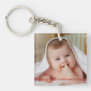 Personalised Baby photo Key Ring