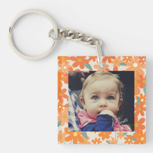 Personalised Baby Photo Key Ring