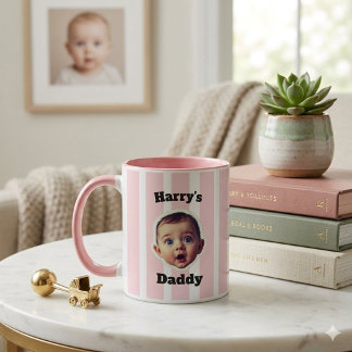 Personalised Baby Photo Mug – Custom Father’s Day