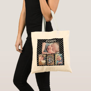 Personalised Baby Photo Tote Bag