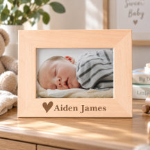 Personalised Baby Picture Frame
