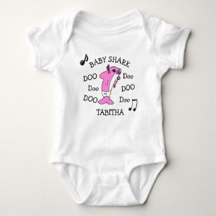 Personalised Baby Shark Baby's Baby Bodysuit