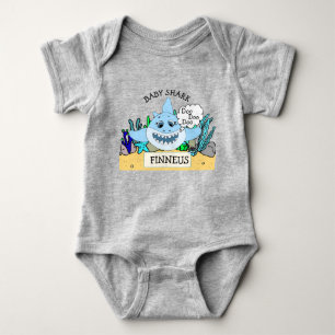 Personalised Baby Shark Baby's Bodysuit