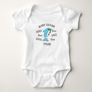 Personalised Baby Shark Baby's Bodysuit