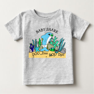 Personalised Baby Shark Baby's T-Shirt