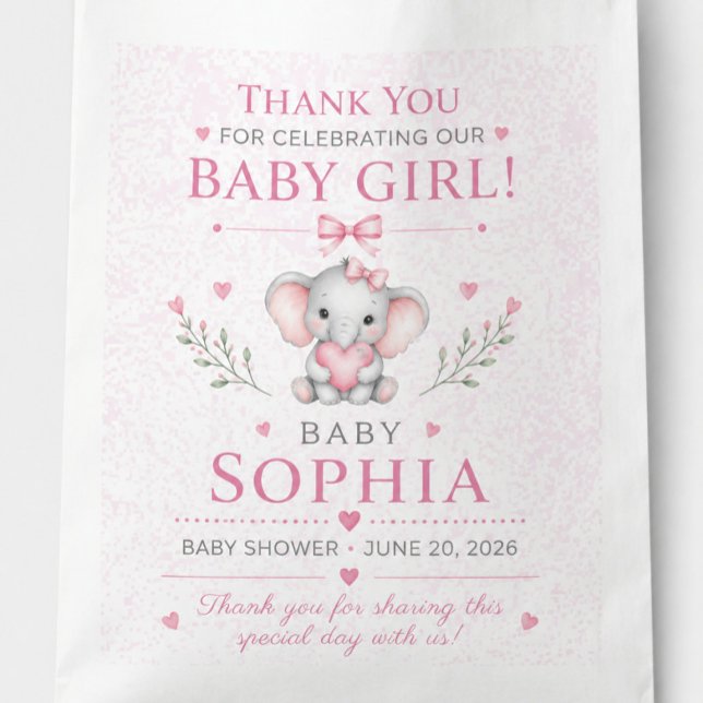 Personalised Baby Shower Favour Bags (Creator Uploaded)