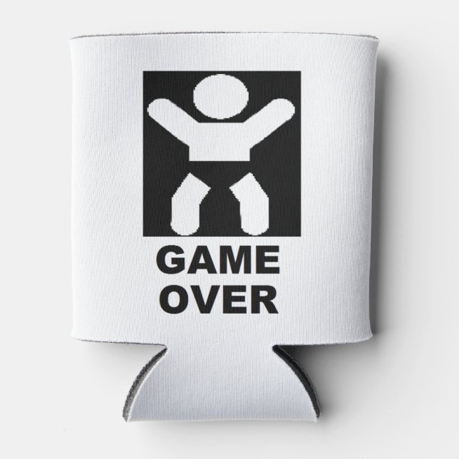 personalised baby shower favour  can cooler (Front)