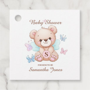 Personalised Baby Shower Favour Tags