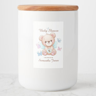 Personalised Baby Shower  Food Label