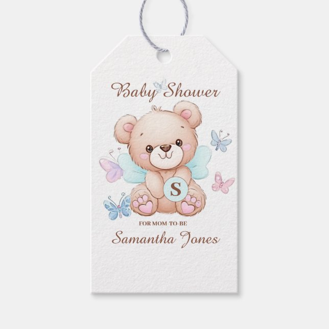 Personalised Baby Shower Gift Tag (Front)
