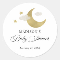 Personalised | Baby Shower Moon Stars Clouds