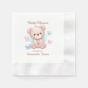 Personalised Baby Shower Paper Napkin