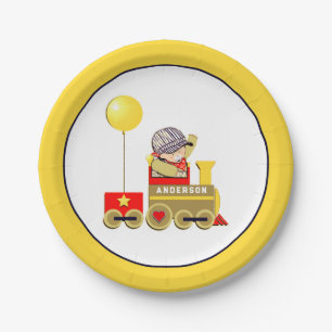 Personalised Baby Shower Paper Plate