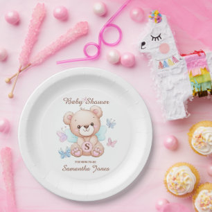 Personalised Baby Shower Paper Plate