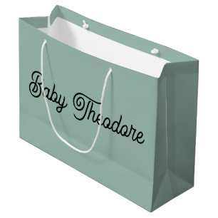 Personalised Baby Shower Party Favour Boy Girl Large Gift Bag