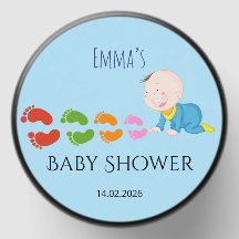 Personalised Baby Shower Sticker