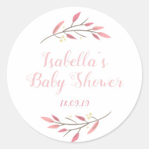 Personalised Baby Shower Stickers