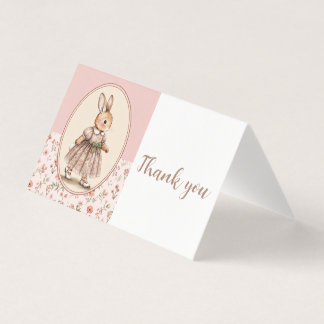 Personalised Baby Shower Thank You Card, Vintage B